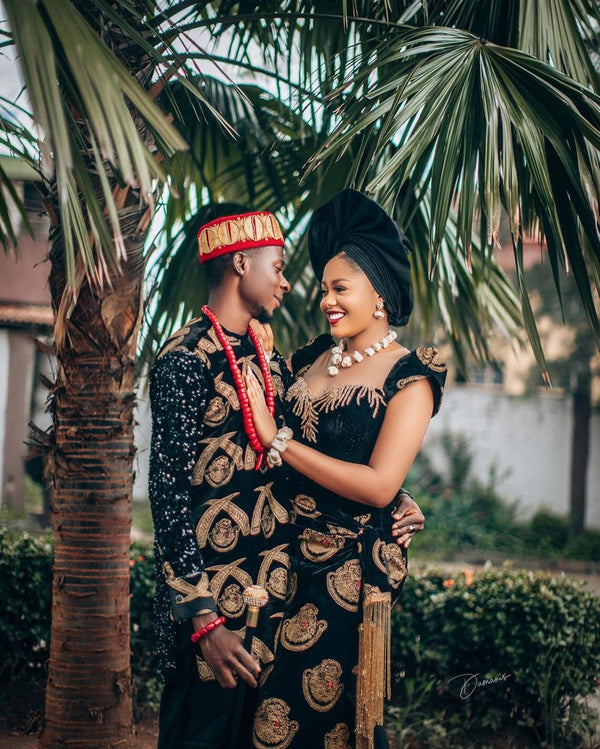 Classsy Isi Agu Traditional Wedding Attire for Couples